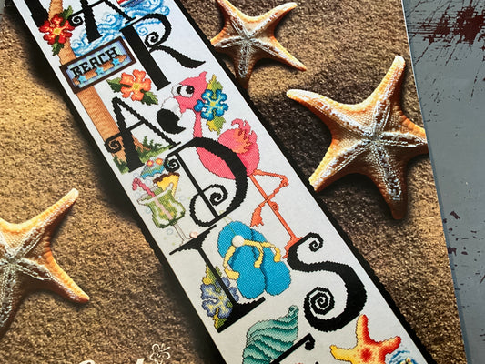 Stony Creek Paradise Banner Book 458 counted cross stitch chart