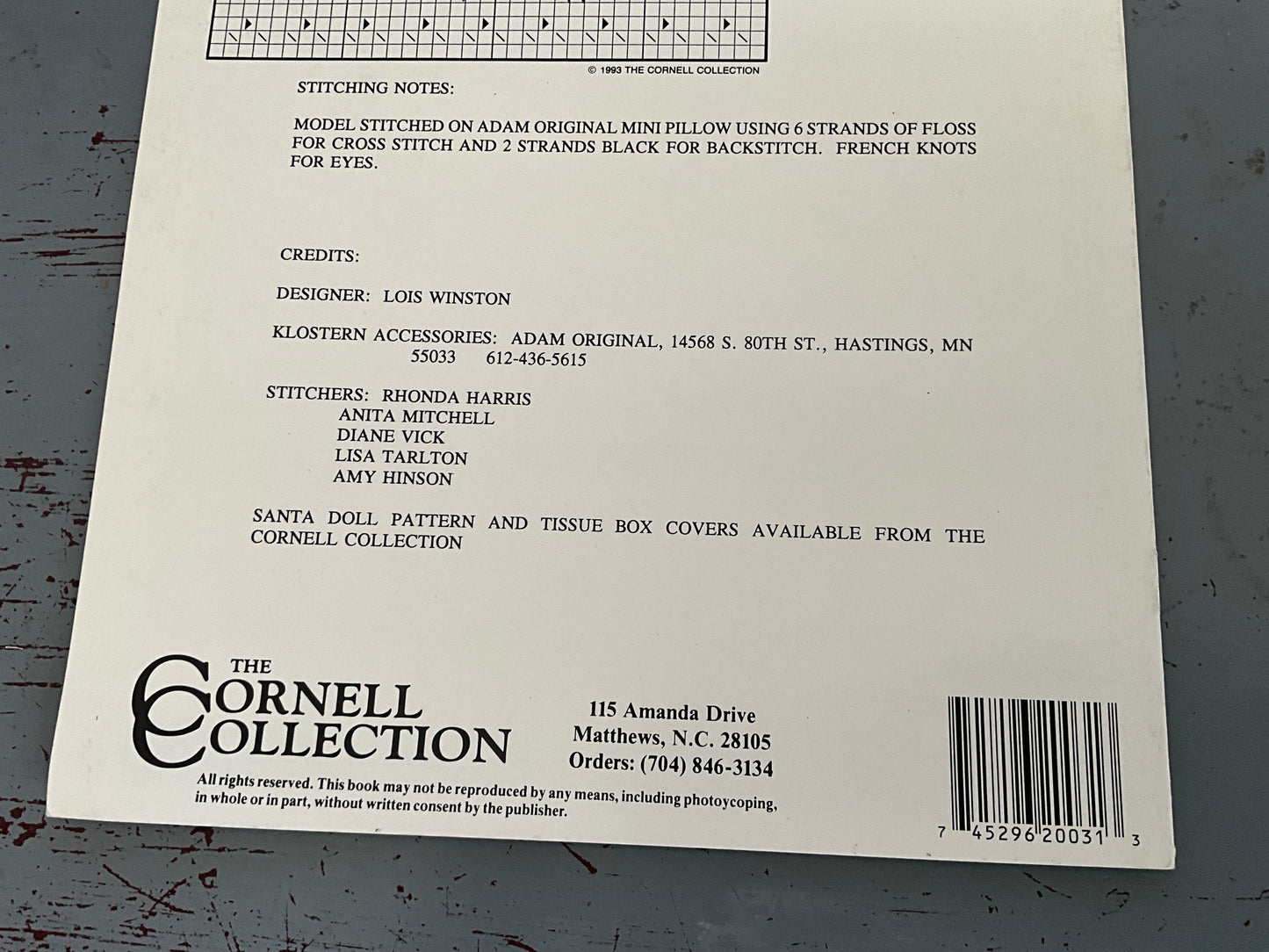 The Cornell Collection Christmas I L-31 counted cross stitch chart