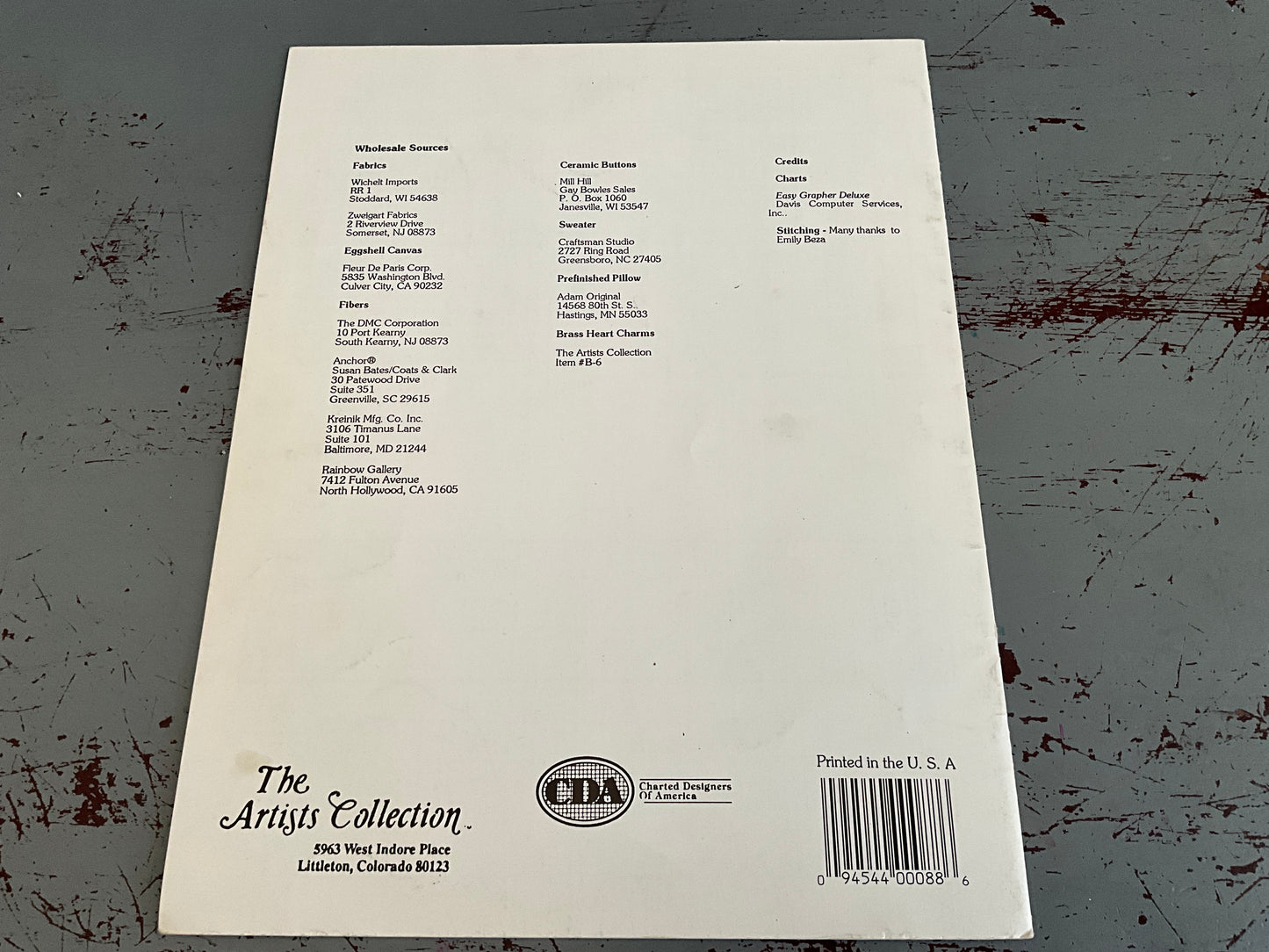 Heartstrings Cats, Inc.AC-88 counted cross stitch chart