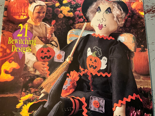 Cross Stitch & Country Crafts magazine Sept/Oct 1994 issue