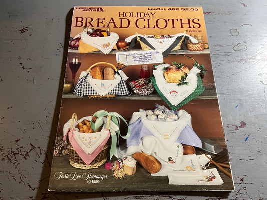 Leisure Arts Bread cloth design charts set of 3 with Charles Craft stitch-able bread Cover see description*