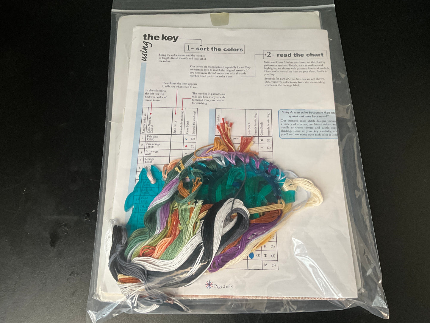 Dimensions Floral Harmony 3210 stamped cross stitch kit