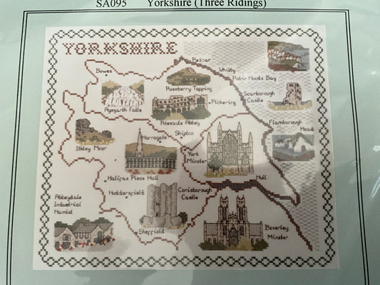 Classic Embroidery Yorkshire (Three Ridings) SA095 counted cross stitch kit