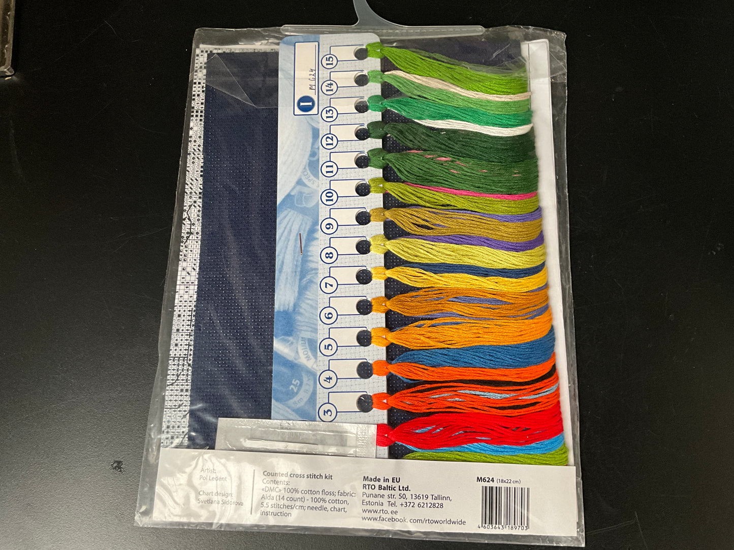 RTO Run Away Puppies cross stitch kit