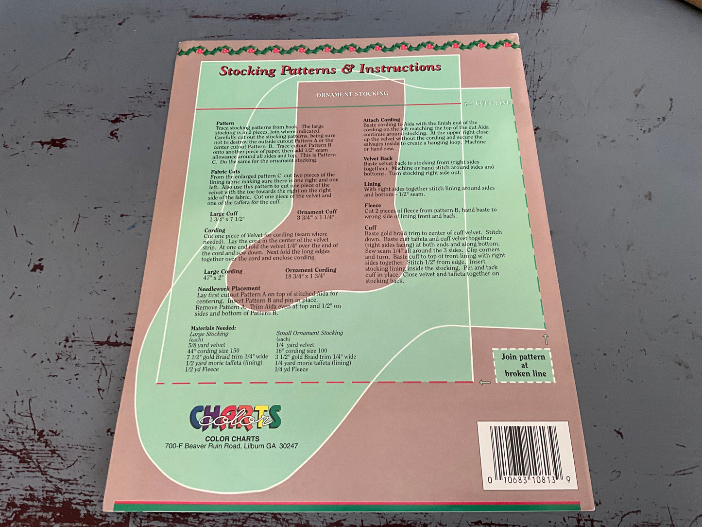 Color Charts ‘Tis the Season v10813 counted cross stitch chart