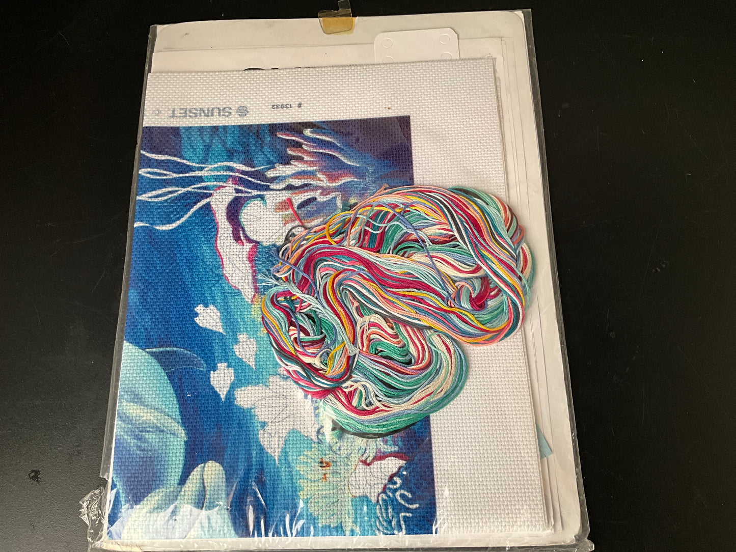 Sunset Underwater Tranquility 13932 no count cross stitch kit