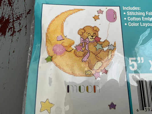 Crafters Square Baby cross stitch kit 5” x 7’