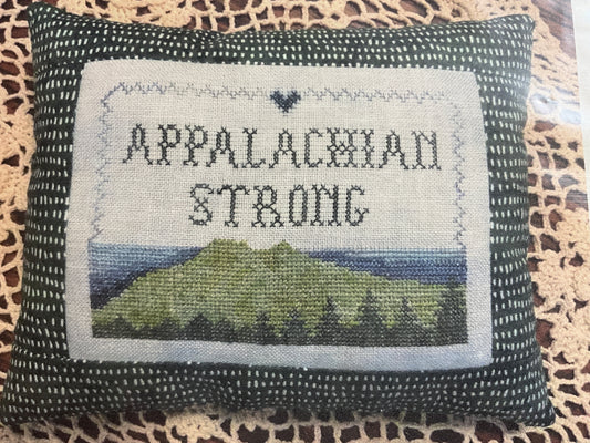 The Nebby Needle Appalachian Strong counted cross stitch chart