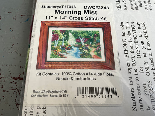 Design Works Morning Mist counted cross stitch kit