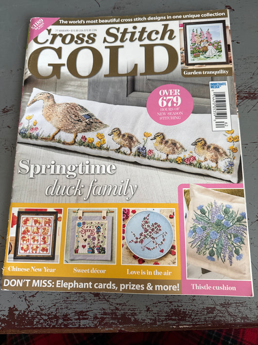 Cross Stitch Gold set of 3 issues magazines