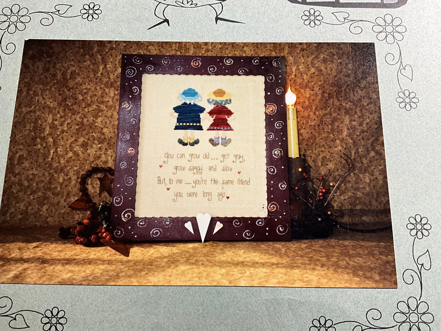 X-Appeal Old Friends counted cross stitch chart