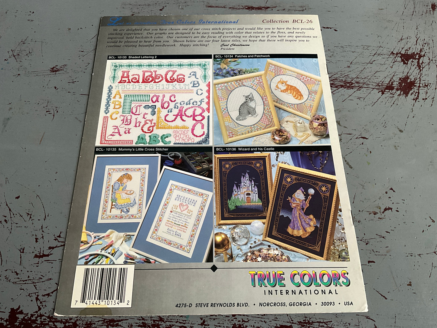 True Colors Parches and Patchwork BCL-10134 counted cross stitch chart