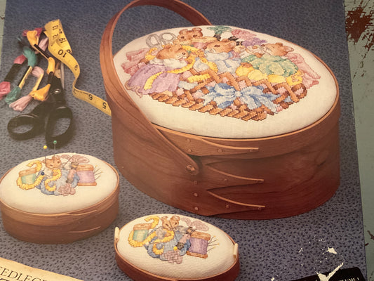 Stitch with Sudberry Sewing Mice II Leaflet 57 by Donna Vermillion counted cross stitch chart