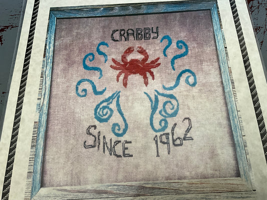 Michelle Ink Needlework Design Crabby cross stitch chart