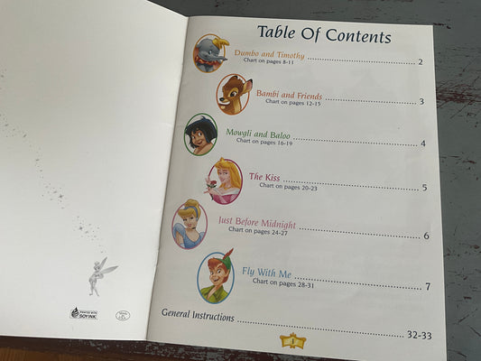 Leisure Arts Disney Home Disney Classics 6 Designs counted cross stitch chart