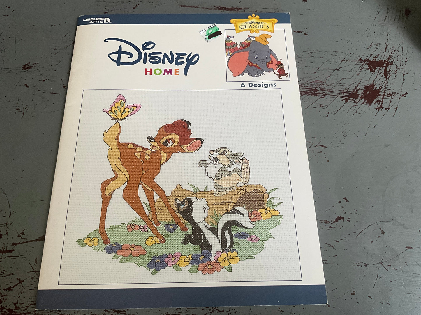 Leisure Arts Disney Home Disney Classics 6 Designs counted cross stitch chart