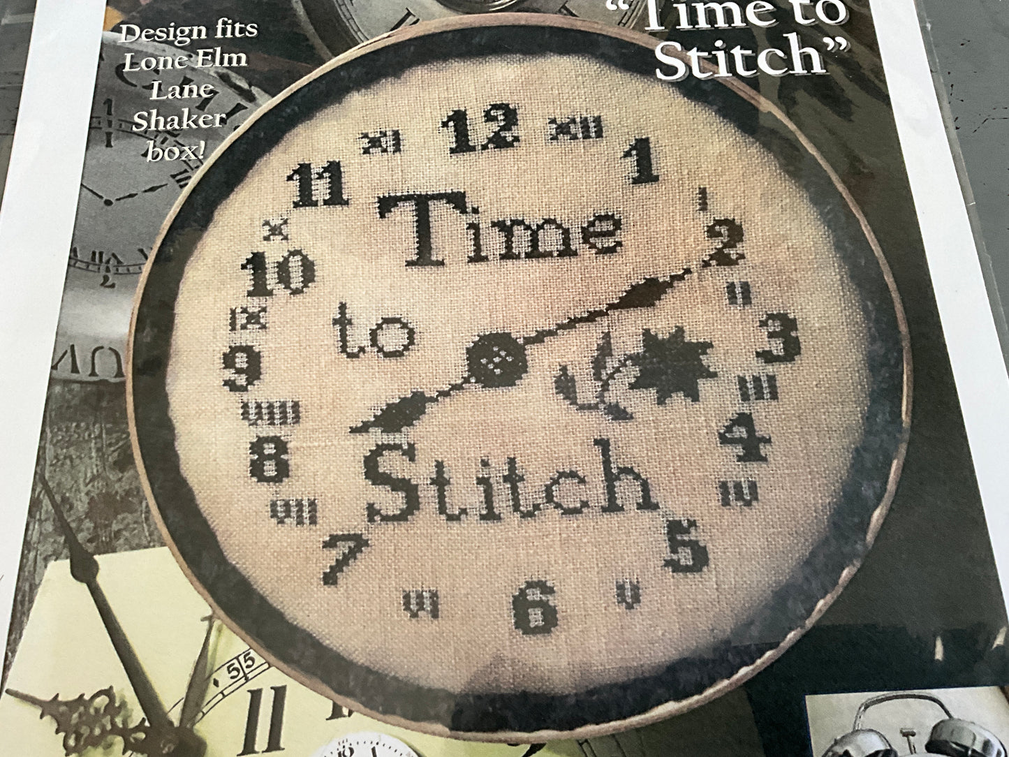 Needle Work Press Time to Stitch cross stitch chart