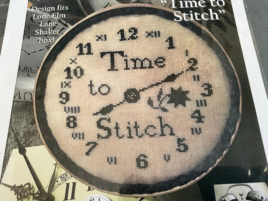 Needle Work Press Time to Stitch cross stitch chart