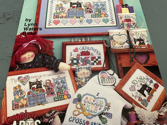 Lynn Waters Busa I Love Needlework cross stitch chart