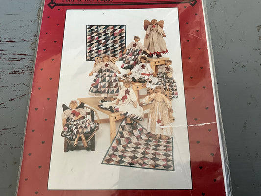 Country Threads Polly & Her Puppy quilt pattern