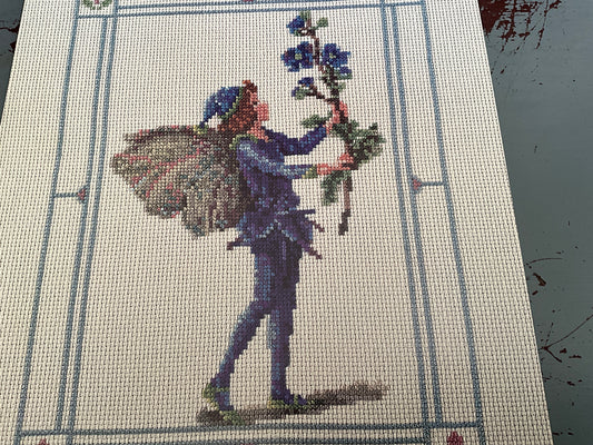 Flower Fairies of the Spring The Speedwell Fairy cross stitch chart