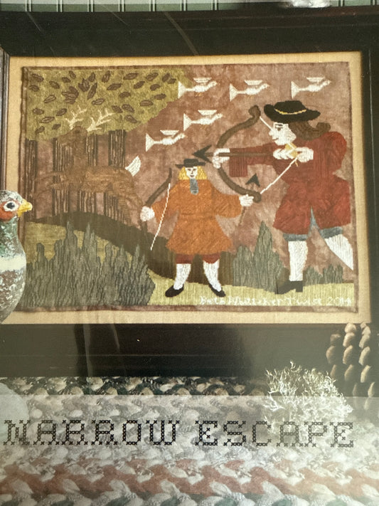 Heartstrings Samplery Narrow Escape counter cross stitch chart