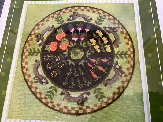 Teresa Layman Designs The Bunny Run Around counted cross stitch chart