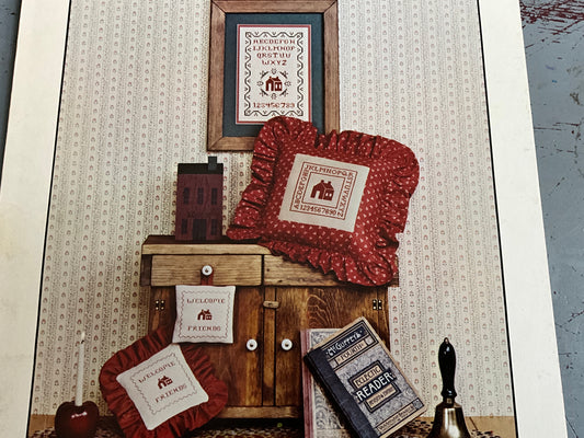 Bobbie’s Little Red School House Collection Roberta G. Hedges Leaflet No. 3 counted cross stitch chart