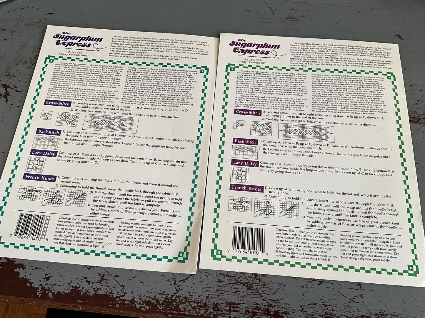 The Sugarplum Express Girl Bunny Alphabet and Counted Cross Stitch for Babies volume 1 set of 2 charts