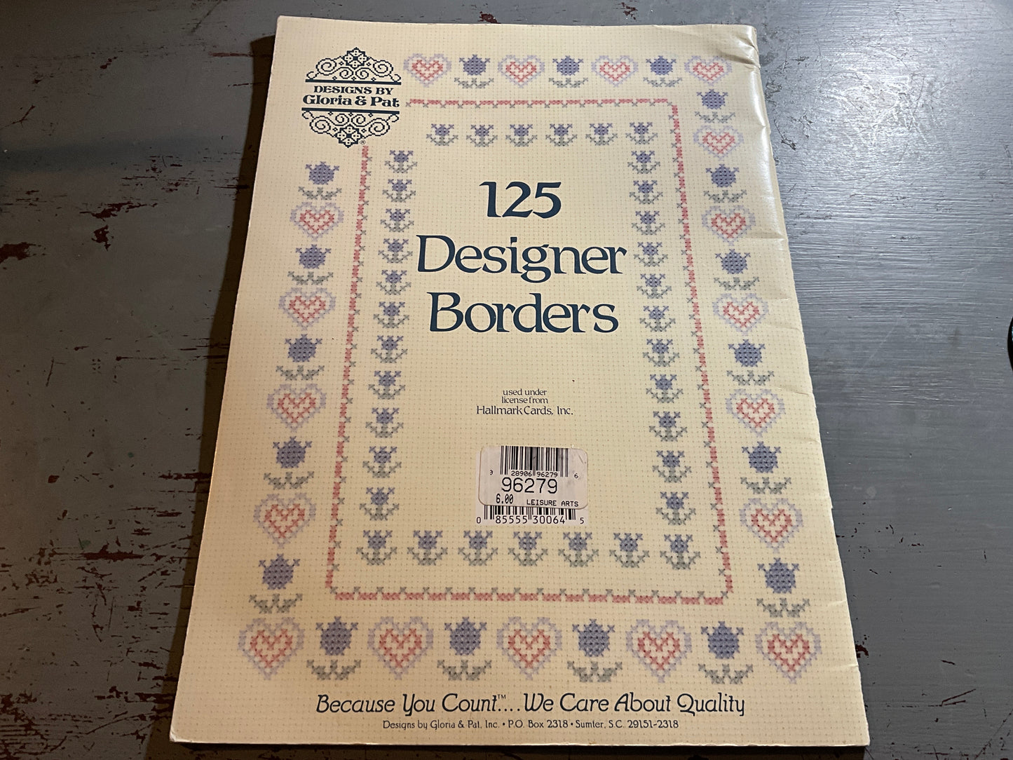 Gloria & Pat 125 Designer Borders cross stitch chart booklet