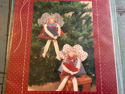 Country Stitches Oh My Stars 152 7’ easy to make angel doll pattern