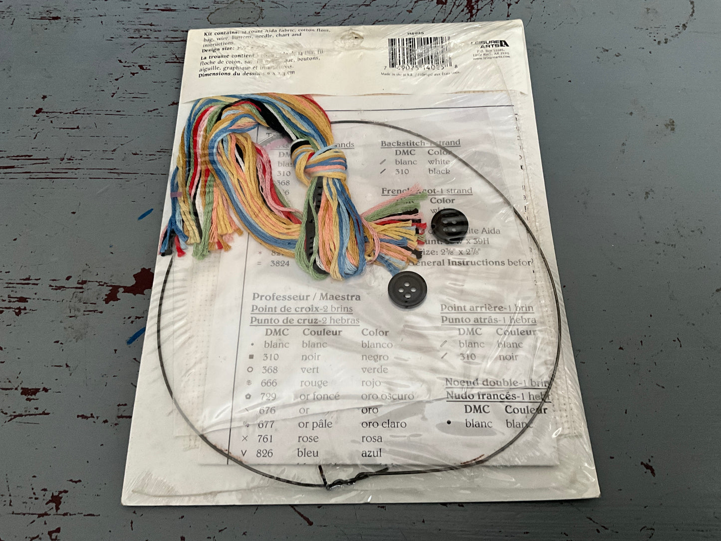 Leisure Arts Gift Pockets Teacher 114025 counted cross stitch chart