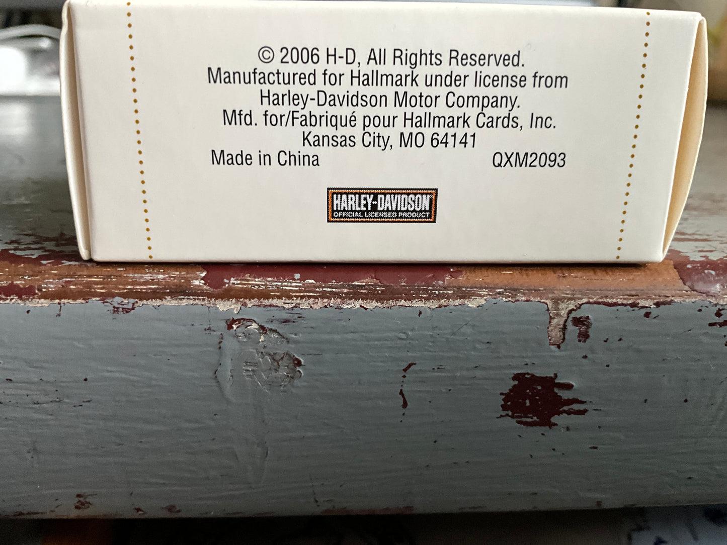 Hallmark 1986 Heritage Softail 2006 Miniature Harley-Davidson Motorcycles Keepsake Ornament QXM2093