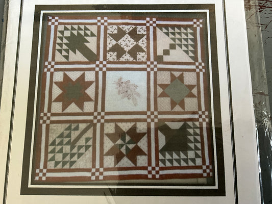 Nana’s Needlework Winter Celebration Quilt 48 by 48 inch pattern