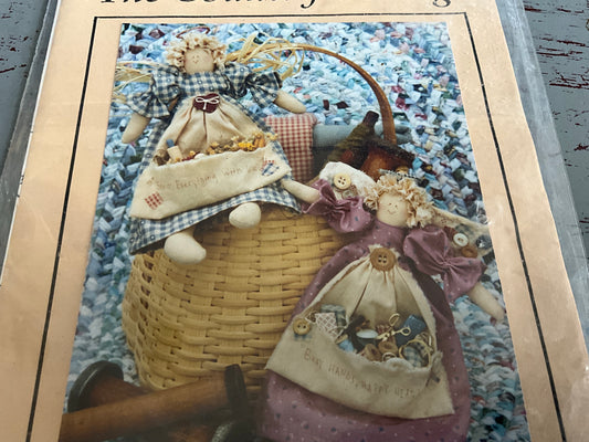 The Country Cottage Kitchen & Stitchi’n needlecraft pattern with embellishments