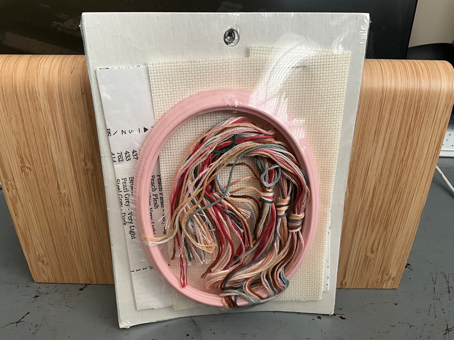 Janlynn Precious Bears Girls Teddy 139-14cross stitch kit with frame