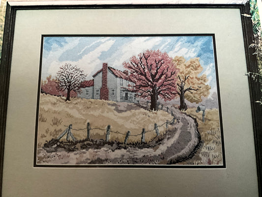 Linda Myers’ Art Of Cross Stitch Autumn At Sinking Creek Leaflet DC-1 counted cross stitch chart* see pictures and description