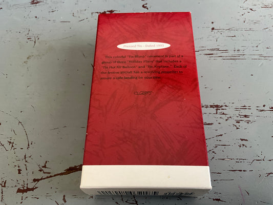 Hallmark The Blimp 1993 Holiday Fliers Keepsake Ornament QX562-5