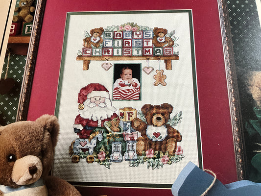 Leisure Arts Cross Stitch Lites First Christmas 83024 counted cross stitch chart