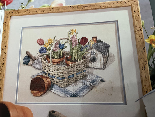 Leisure Arts Presents A Stitch In Time 2002 cross stitch calender