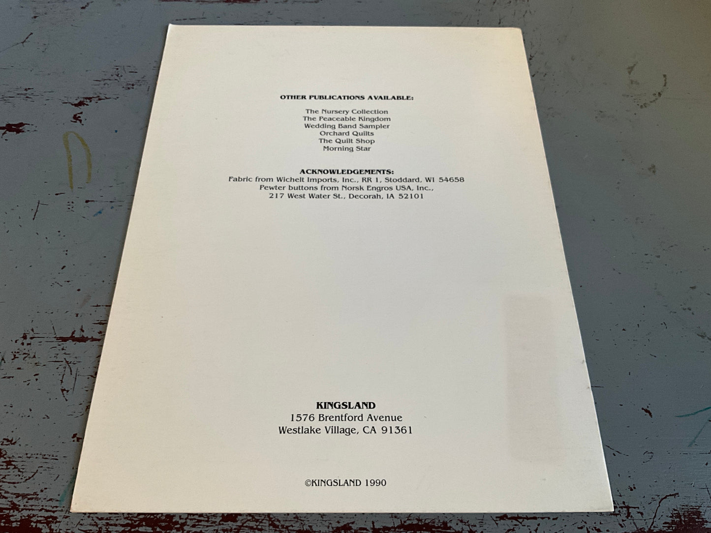 Kingsland Christmas No.7 counted cross stitch chart