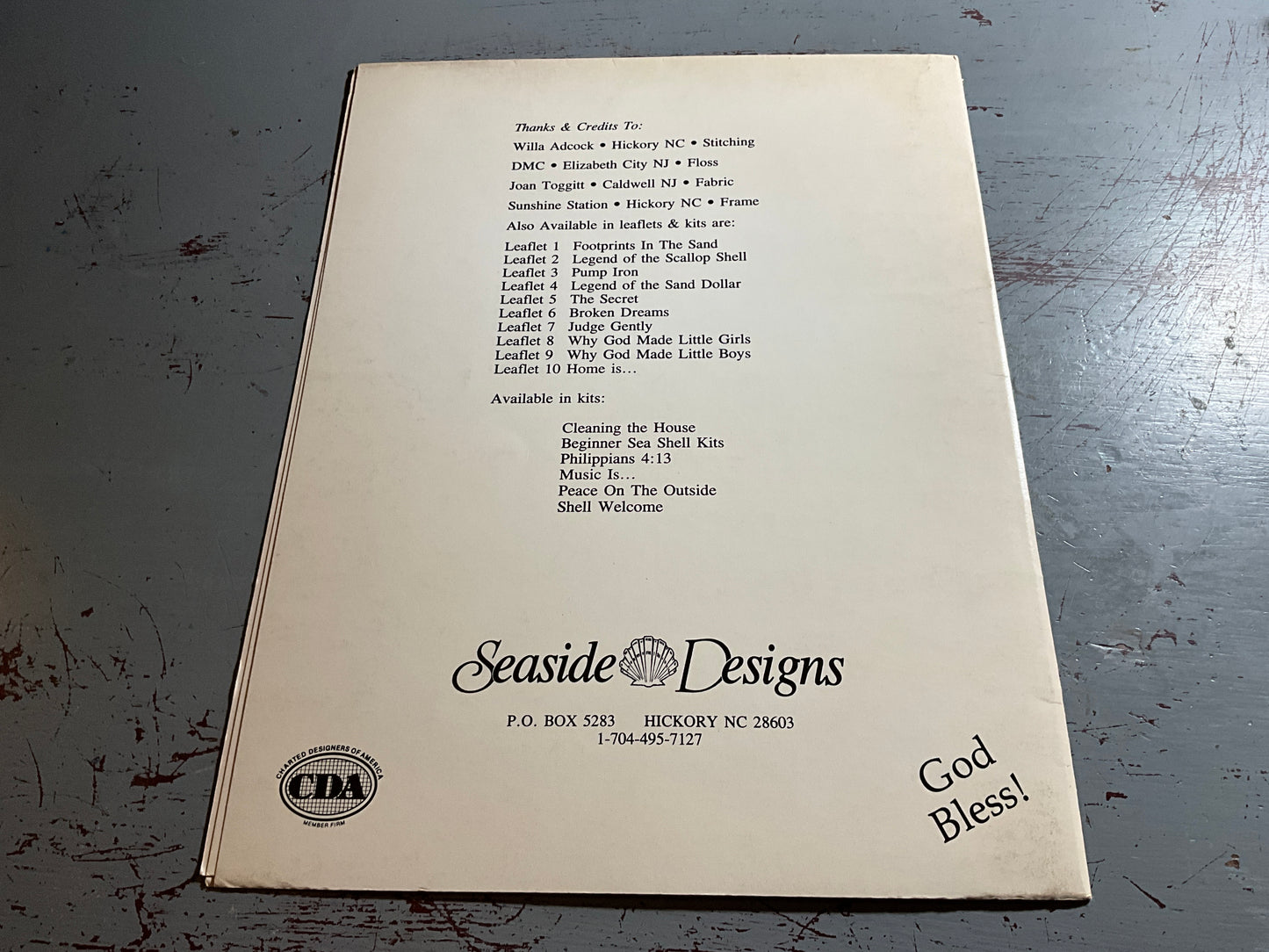 Seaside Designs choice Why God Made Little Girls or Little Boys by June Knight Berry Leaflet 8 or 9 vintage counted cross stitch charts*