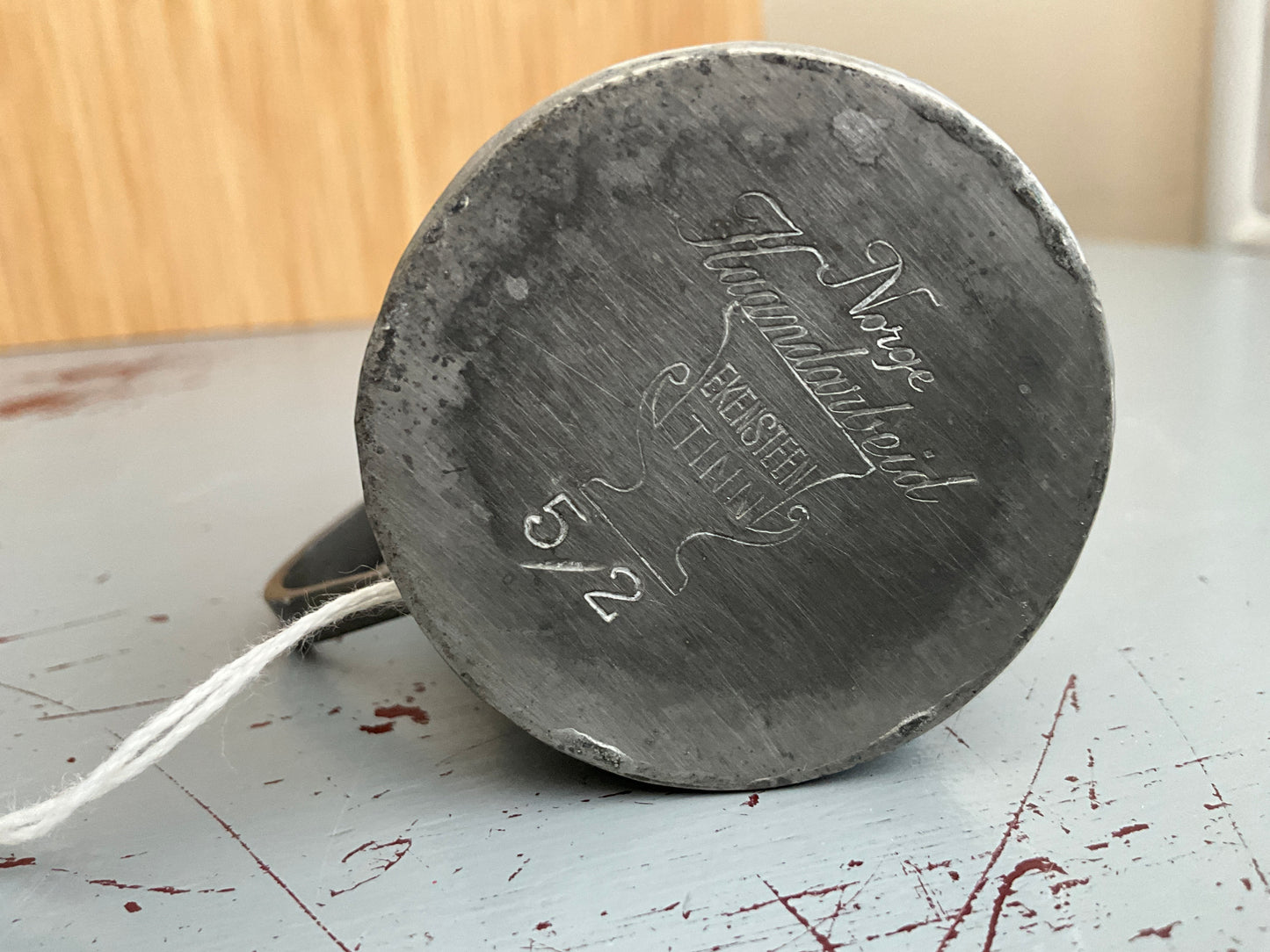 Norge Haandarleid Eksteen TINN 5/2 cup miniature collectible