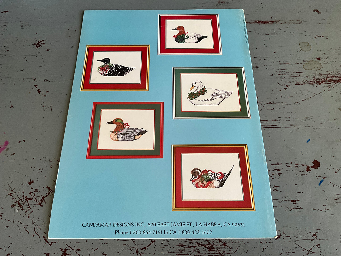 Something Special Waterfowl Christmas Collection #90028 counted cross stitch stitch chart