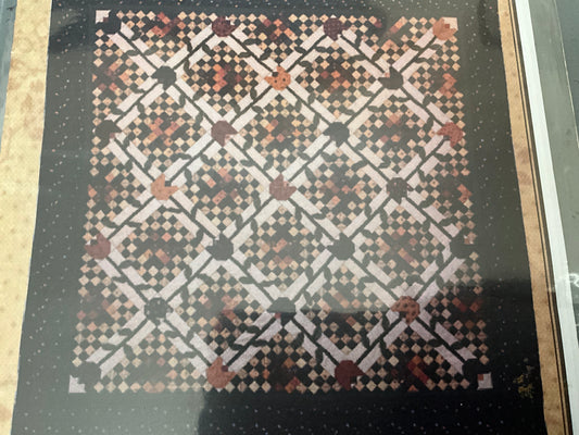 Kansas Troubles Quilts Tulip Trellis pattern