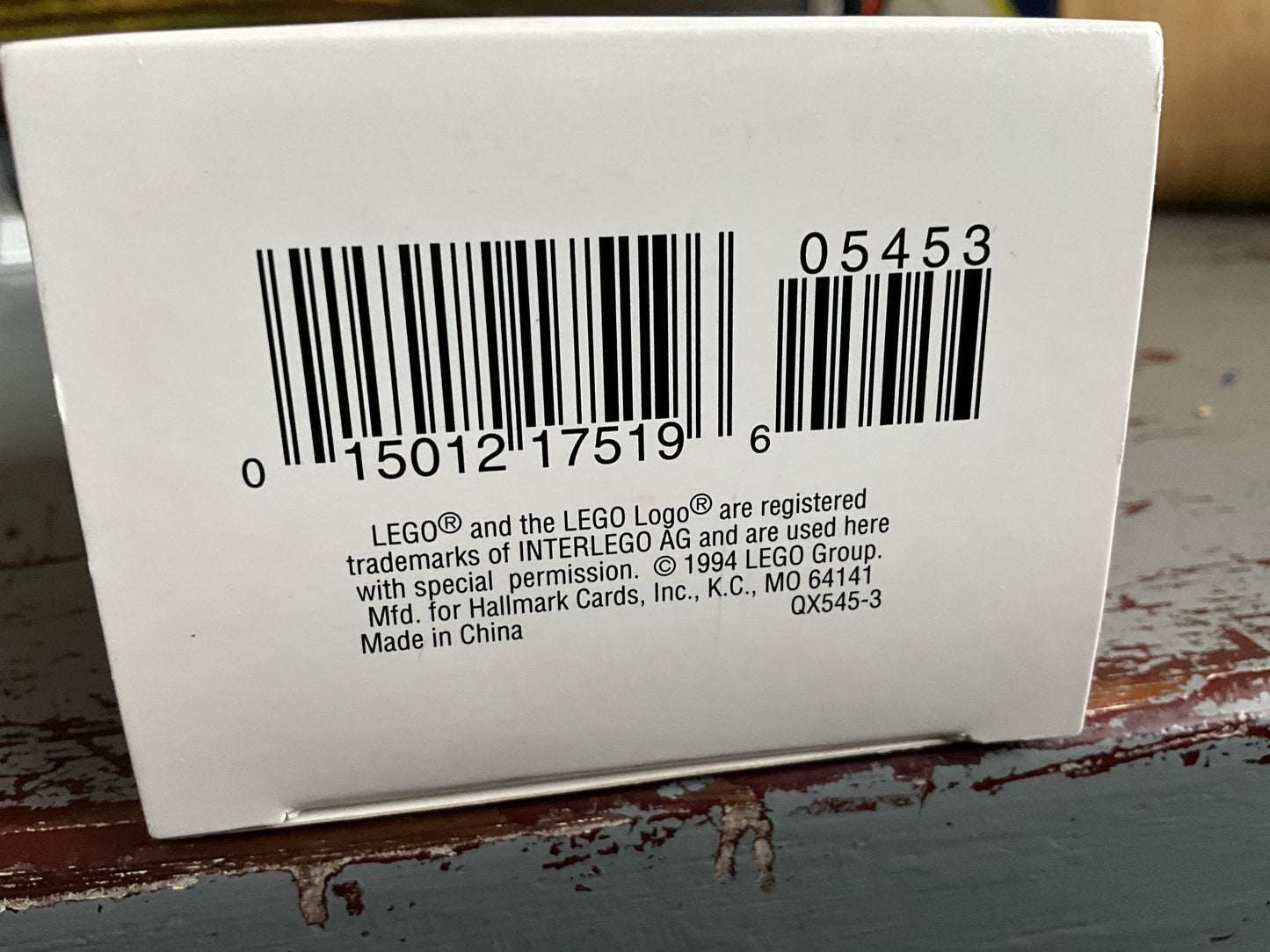 Hallmark Santa’s LEGO Sleigh 1994 Keepsake Ornament QX545-3