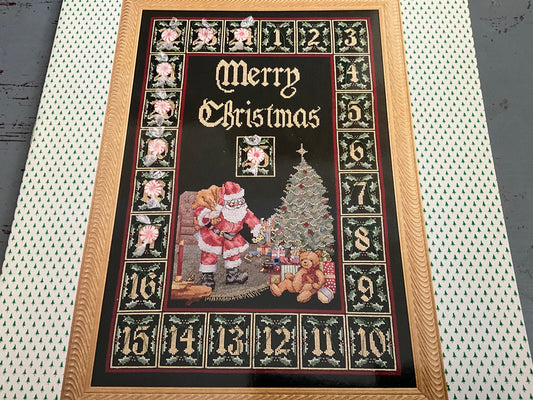Cross My Heart Santa’s Adventure Calendar CSL-60 counted cross stitch chart