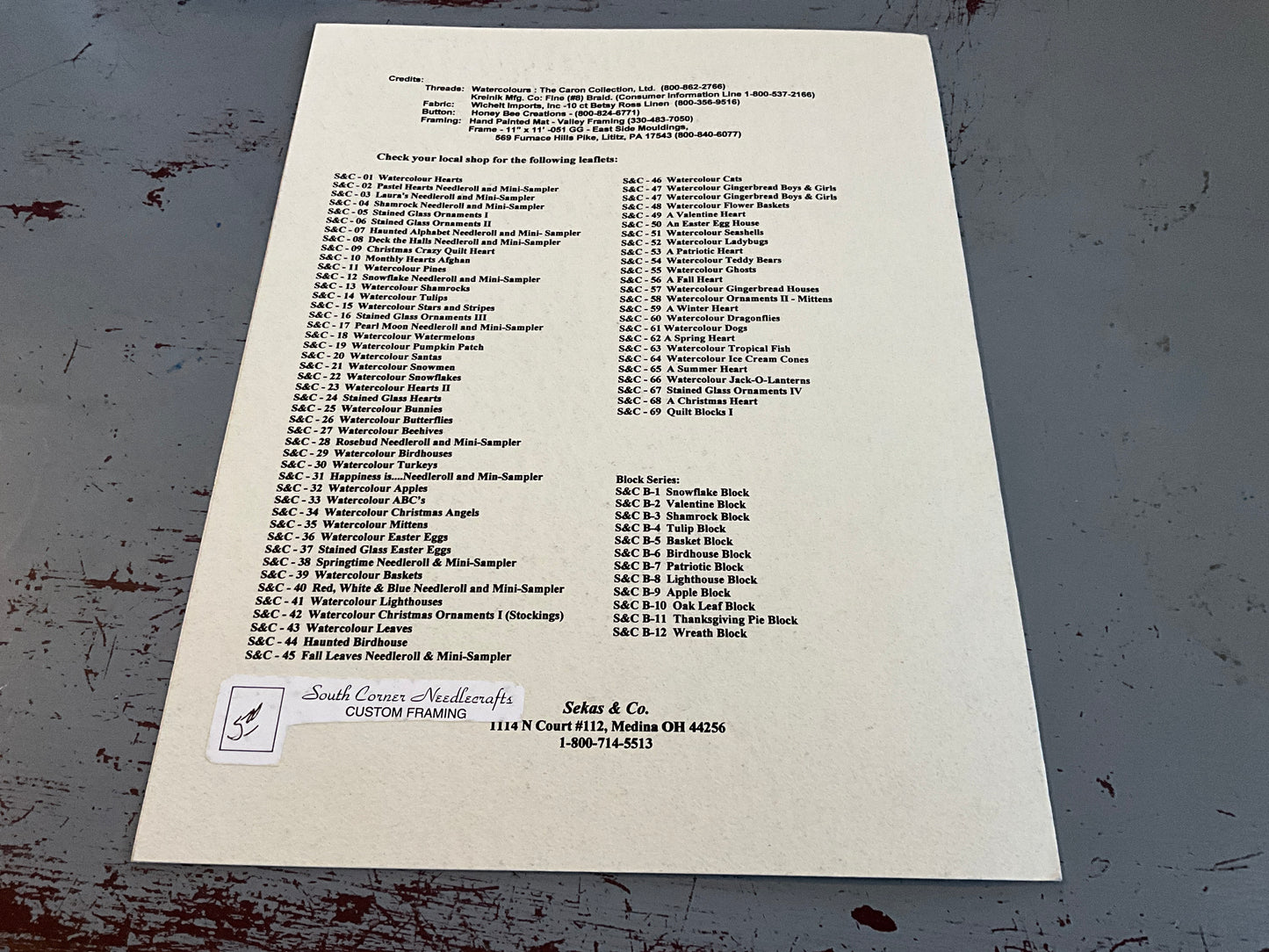 Sekas & Co. A Christmas Heart S&C-68 counted cross stitch chart