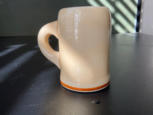 William Henry Lake George porcelain NY 2 inch tall mini stein