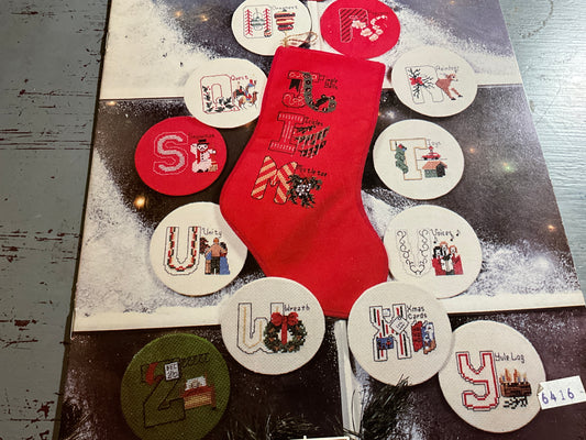 Sabra Mary Ellen Designs “C” Is For Christmas counted cross stitch chart